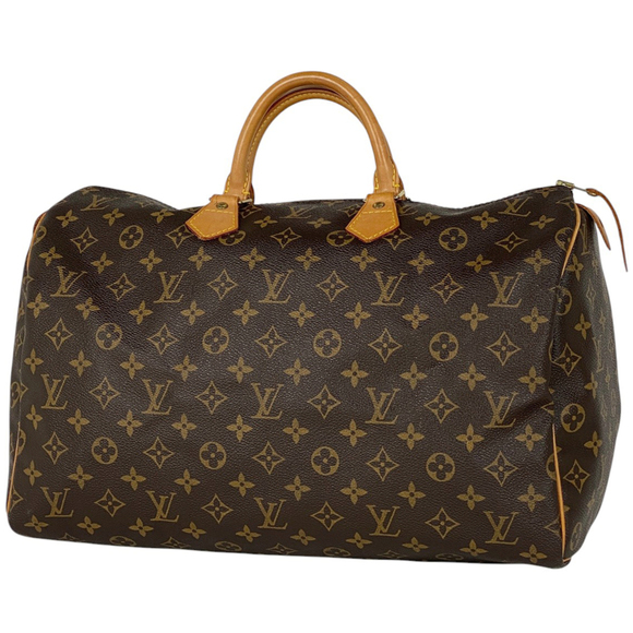 Louis Vuitton Speedy 40 Boston Bag/Handbag Monogram Brown M41522 Women's